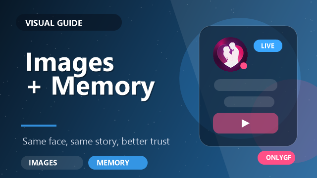 AI companion app with images and memory article illustration