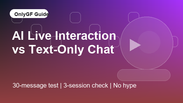 Character AI Video Stories vs OnlyGF: Watching Characters or Chatting with One? article illustration