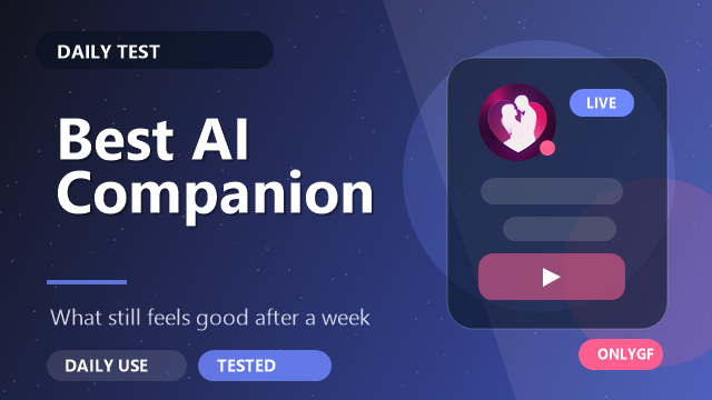 Best AI companion app daily use article illustration