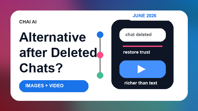 Chai AI alternative after deleted chats article illustration