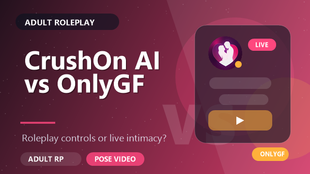 CrushOn AI vs OnlyGF comparison illustration