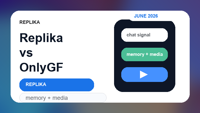 Replika vs OnlyGF: Emotional Companion or Visual Girlfriend Interaction? article illustration
